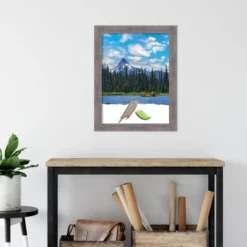 Amanti Art Pinstripe Plank Grey Narrow Picture Frame -Home Furniture GUEST 0022e7b8 110f 4b93 a66a f2e195713428