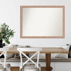 41" X 30" Non-Beveled Harmony Rose Gold Wood Wall Mirror - Amanti Art 14 41" X 30" Non-Beveled Harmony Rose Gold Wood Wall Mirror - Amanti Art -Home Furniture GUEST 009e066a 9f46 4541 af26 e8da49379bdf