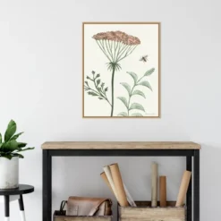 22" X 28" Springtime III Warm By Sara Zieve Miller Framed Canvas Wall Art Light Brown - Amanti Art -Home Furniture GUEST 00a2ba2a 2b9f 4d88 b613 86d35df9a6c9