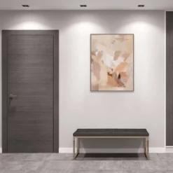 32" X 42" Untroubled By Urban Road Framed Canvas Wall Art Print - Amanti Art -Home Furniture GUEST 010ff21e 314d 4c3f 9ac8 f381cd4a1384