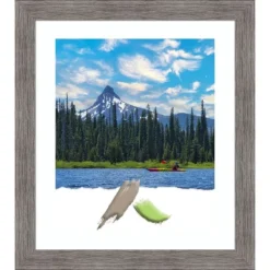 Amanti Art Pinstripe Plank Grey Narrow Picture Frame -Home Furniture GUEST 01773f34 f5b5 4205 9d3a 08482f1b8ca5