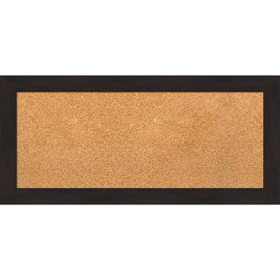 Amanti Art Furniture Espresso Narrow Framed Corkboard, Natural Cork 10 Amanti Art Furniture Espresso Narrow Framed Corkboard, Natural Cork - Image 8