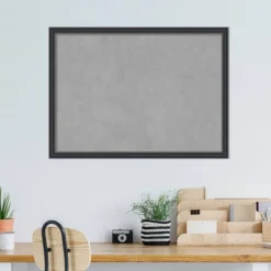 30"x22" Framed Magnetic Board Black - Amanti Art -Home Furniture GUEST 036611b8 3777 4740 84a0 5162c0edb7a0