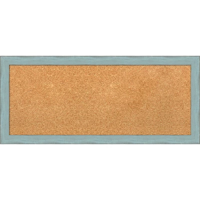 Amanti Art Sky Blue Rustic Wood Framed Corkboard, Natural Cork 11 Amanti Art Sky Blue Rustic Wood Framed Corkboard, Natural Cork - Image 9