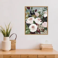 16" X 20" Bohemian Blooms I By Grace Popp Framed Canvas Wall Art - Amanti Art -Home Furniture GUEST 04de9b7b 97fb 4044 a034 cdb2b7208bb4