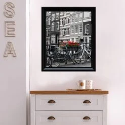 Amanti Art Steinway Black Scoop Wood Picture Frame -Home Furniture GUEST 057d371a c613 4c97 910c c95ab2218c5b