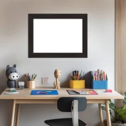 Amanti Art Furniture Espresso Narrow Framed Magnetic Dry Erase Board -Home Furniture GUEST 05824e37 7cfc 4a7f b6f7 17403ab4adb6