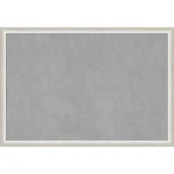 38"x26" Two Tone Framed Magnetic Board Silver - Amanti Art: Real Wood, Wall Mount, Office & Home Decor -Home Furniture GUEST 081372d4 c1cc 4fa1 aa29 b97c12bf3826