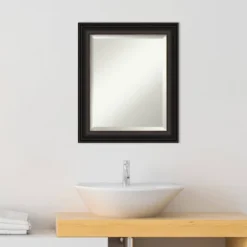 Trio Oil Rubbed Framed Bathroom Vanity Wall Mirror Bronze - Amanti Art -Home Furniture GUEST 094de448 56c3 44dd bc11 f8cbe3fa0e1d