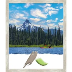 Amanti Art Crackled Metallic Narrow Picture Frame -Home Furniture GUEST 0a616f71 9380 43d0 bb91 e5dd33e8a1bb