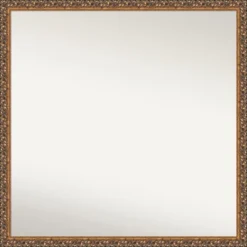 Amanti Art Antique Bronze Non-Beveled Wood Bathroom Wall Mirror -Home Furniture GUEST 0b44cc69 5815 47dd bef6 4e2152857724