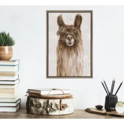 16" X 23" Suri Alpaca I Framed Canvas Wall Art - Amanti Art -Home Furniture GUEST 0b49e57c 3bae 40c9 88c6 6b2375550c3b