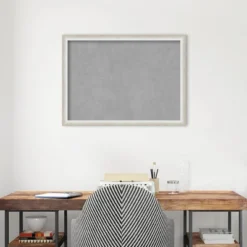 30"x22" Two Tone Framed Magnetic Board Silver - Amanti Art: Wall Mount, Real Wood & Steel 17 30"x22" Two Tone Framed Magnetic Board Silver - Amanti Art: Wall Mount, Real Wood & Steel -Home Furniture GUEST 0d93fb90 918d 4ffd 9c93 7b238af65e58