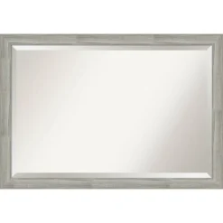 Dove Graywash Narrow Framed Bathroom Vanity Wall Mirror - Amanti Art -Home Furniture GUEST 0e202bba d65e 4b9b b9a9 3b48a980f60c