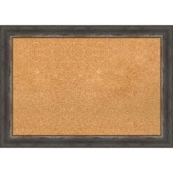 Amanti Art Bark Rustic Char Narrow Framed Corkboard, Natural Cork -Home Furniture GUEST 0e693205 f062 4379 ae95 c5d57c009980