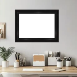 Amanti Art Grand Black Narrow Framed Dry Erase Magnetic Board -Home Furniture GUEST 0ec40185 729d 4f41 9378 da6cf5daa7d5