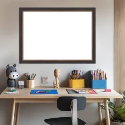Amanti Art 23"x31" Ashton Black Framed Magnetic Dry Erase Board -Home Furniture GUEST 10686982 3775 4bff b8d1 933be1fbfa4f