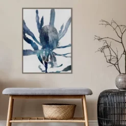 22" X 30" Flowers From The Ashes I By Urban Road Framed Canvas Wall Art Gray Wash - Amanti Art -Home Furniture GUEST 117781c9 33d9 45da bbfe bb7202cb76ae