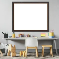 Amanti Art 27"x33" Ashton Black Framed Magnetic Dry Erase Board -Home Furniture GUEST 1505ae38 a9f9 4265 ac2d 98ca95fd3baa