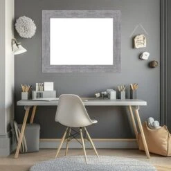 Amanti Art Bark Rustic Char Framed Dry Erase Magnetic Board -Home Furniture GUEST 15429915 fc90 476b 8dbc df7493a57381