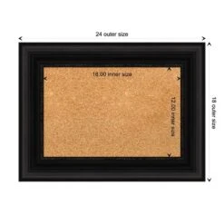 Amanti Art Parlor Framed Corkboard, Natural Cork -Home Furniture GUEST 163f015d c259 4099 989f c6d772ba38ce