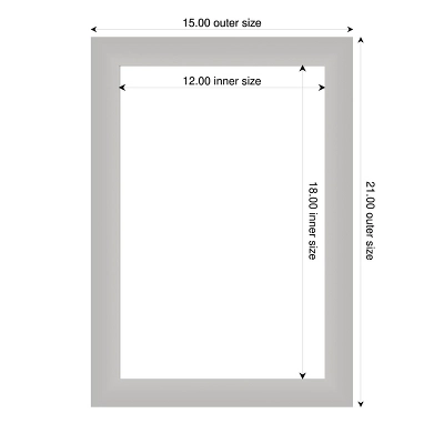 Amanti Art Low Luster Silver Framed Dry Erase Magnetic Board 6 Amanti Art Low Luster Silver Framed Dry Erase Magnetic Board - Image 4