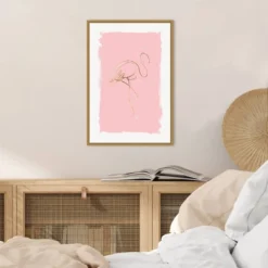 16" X 23" Graceful Bird I By Eva Watts Framed Canvas Wall Art - Amanti Art -Home Furniture GUEST 174fae5f 3620 45d7 b0fc ef602be55491