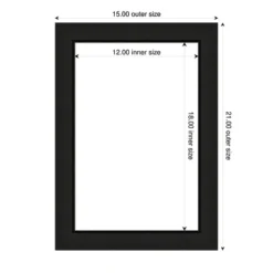 Amanti Art Midnight Black Narrow Framed Dry Erase Magnetic Board -Home Furniture GUEST 1898dbed 0a24 4243 9847 865629833bf3
