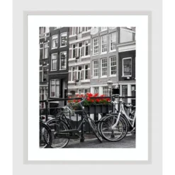 Amanti Art Blanco White Wood Picture Frame -Home Furniture GUEST 1a924156 d987 4596 bd76 997c0f27e8ad