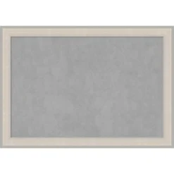 40"x28" Cottage Framed Magnetic Board White/Silver - Amanti Art: Wall Mount, Metal, Home & Office Decor -Home Furniture GUEST 1ae61996 c611 4708 af66 358098cf841a