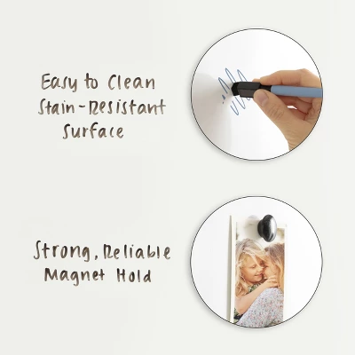 Amanti Art Craftsman White Framed Dry Erase Magnetic Board 3 Amanti Art Craftsman White Framed Dry Erase Magnetic Board