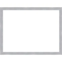 Amanti Art Grace Brushed Nickel Narrow Framed Dry Erase Magnetic Board -Home Furniture GUEST 1e048862 1f94 4594 861c 4c77fdad815f