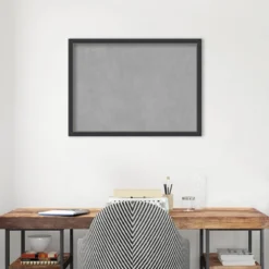 30"x22" Framed Magnetic Board Black - Amanti Art -Home Furniture GUEST 20d7a38d 5ca1 4424 82eb b1ad6de7a7c3