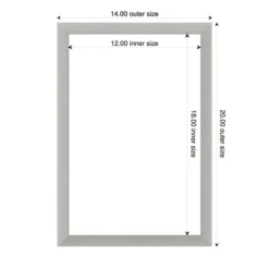 Amanti Art Silver Leaf Framed Dry Erase Magnetic Board -Home Furniture GUEST 232549d6 99c7 4586 83c3 ec2b7e7a054e