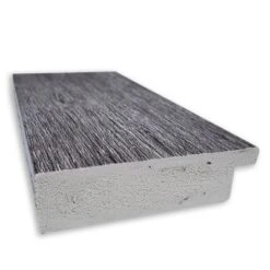 21" X 25" Bark Rustic Framed Wall Mirror Gray - Amanti Art