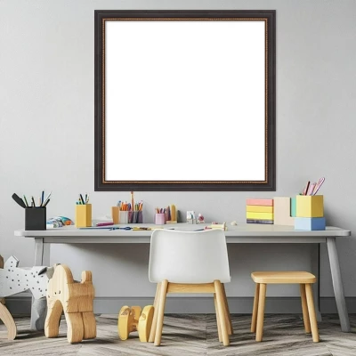Amanti Art 27"x27" Ashton Black Framed Magnetic Dry Erase Board 8 Amanti Art 27"x27" Ashton Black Framed Magnetic Dry Erase Board - Image 6