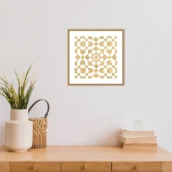 16" X 16" Simply Elegant XVI By Nancy Green Framed Canvas Wall Art - Amanti Art -Home Furniture GUEST 285aa724 7ad6 4340 8361 026ef7c9324b