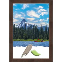 Amanti Art Wildwood Brown Narrow Picture Frame -Home Furniture GUEST 285bc60b f981 4edb 9905 d52920248858