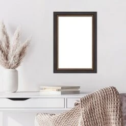 Amanti Art 21"x15" Ashton Black Framed Magnetic Dry Erase Board -Home Furniture GUEST 28bbbeb9 780c 4125 96a9 5e60ec20765c