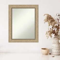 23" X 29" Non-Beveled Astor Champagne Wall Mirror - Amanti Art -Home Furniture GUEST 2b46e873 205a 477e b973 b77c7e9e92e9