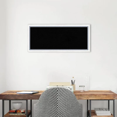 32"x14" Morgan Wood Frame Black Cork Board White/Blue - Amanti Art: Wall Mounted, Bulletin Board For Office Spaces 8 32"x14" Morgan Wood Frame Black Cork Board White/Blue - Amanti Art: Wall Mounted, Bulletin Board For Office Spaces - Image 6