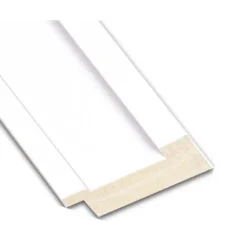 41" X 29" Non-Beveled Craftsman White Wood Wall Mirror - Amanti Art: Modern Rectangular, Includes Mounting Hardware