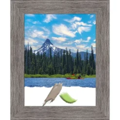 Amanti Art Pinstripe Plank Grey Narrow Picture Frame -Home Furniture GUEST 2f0bbcda c107 4a7e 8af3 d2f3d989a59f