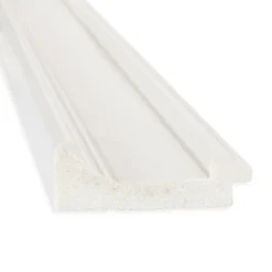 24" X 30" Non-Beveled Ridge White Wall Mirror - Amanti Art