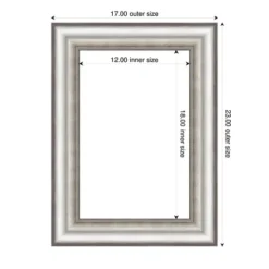 Amanti Art Salon Silver Framed Dry Erase Magnetic Board -Home Furniture GUEST 2ffc9f28 b011 4c0a 857c 093749555289