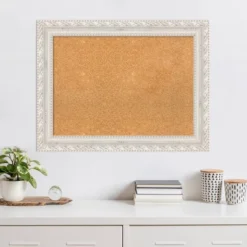 34"x26" Opera Wood Frame Natural Cork Board Off-White - Amanti Art -Home Furniture GUEST 31ac6b78 65ea 4d6a 9a61 477ec870fad5