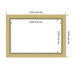 Amanti Art Landon Gold Framed Dry Erase Magnetic Board -Home Furniture GUEST 32120dd3 01d8 4853 b9ea d68b84189f82