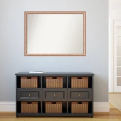 41" X 30" Non-Beveled Harmony Rose Gold Wood Wall Mirror - Amanti Art 13 41" X 30" Non-Beveled Harmony Rose Gold Wood Wall Mirror - Amanti Art -Home Furniture GUEST 326ad7d9 532f 40c3 af9a 8c6fdc712599