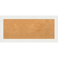 Amanti Art Vanity White Narrow Framed Corkboard, Natural Cork -Home Furniture GUEST 333c1e5b 636c 44e5 94be cf221000f8d6