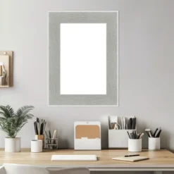 Amanti Art Glam Linen Grey Framed Dry Erase Magnetic Board -Home Furniture GUEST 34d54e69 d1f4 4193 a2d7 1ac58e4d0c9f